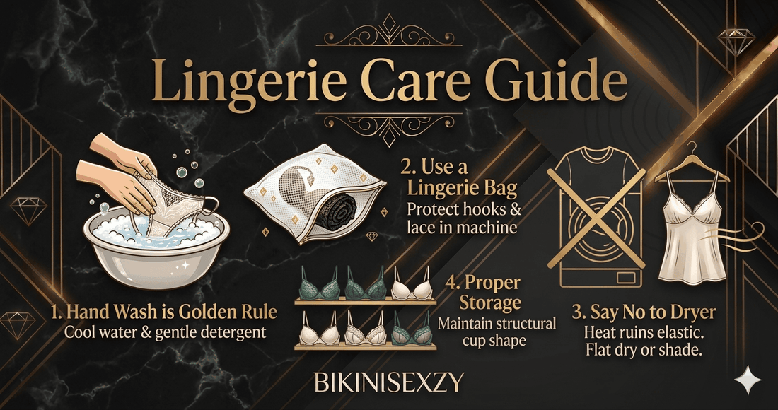 Lingerie Care Guide: Essential Lingerie Care Tips for Lasting Longevity - Bikinisexzy.com