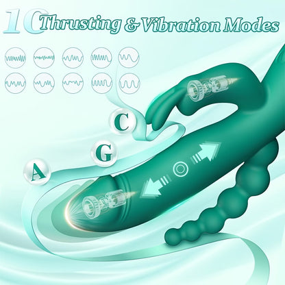 10 Thrusting and vibration modes rabbit stimulator by Bikinisexzy
