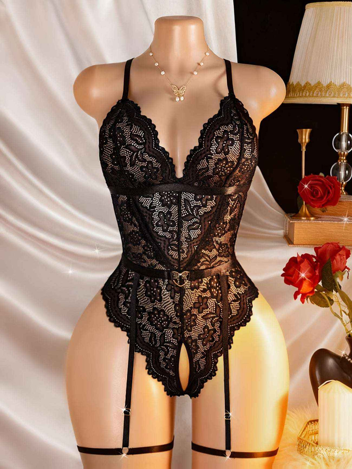 Floral Lace Lingerie Set: Elevate Your Intimates with Elegance & Comfort
