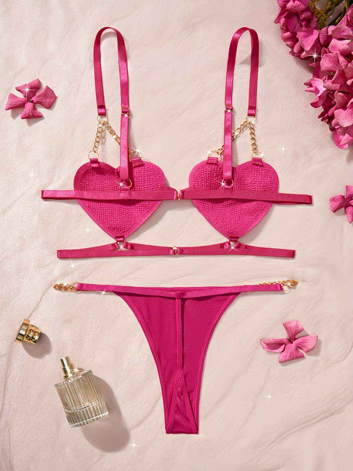 Heart Chain Lingerie Set | Elevate Your Confidence & Intimacy with Bikinisexzy