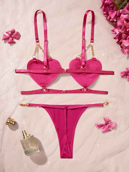 Heart Chain Lingerie Set | Elevate Your Confidence & Intimacy with Bikinisexzy