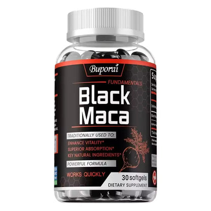 Premium Black Maca Supplement 1000mg - Natural Male Vitality & Energy Booster | Bikinisexzy - Bikinisexzy.com