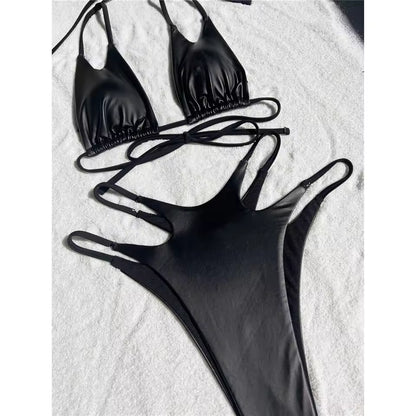 BIKINISEXZY stunning ruffle detail beach outfit