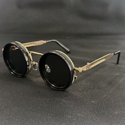 Adjustable ND Glasses - Multi-Gear Dimming Steampunk Sunglasses