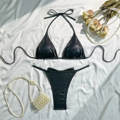 Sexy Paisley Pattern Bikini & Matching Sarong Set | Boho Beachwear | BIKINISEXZY
