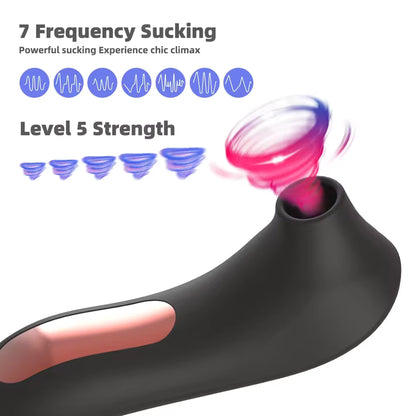 7 frequency sucking levels of the Bikinisexzy stimulator