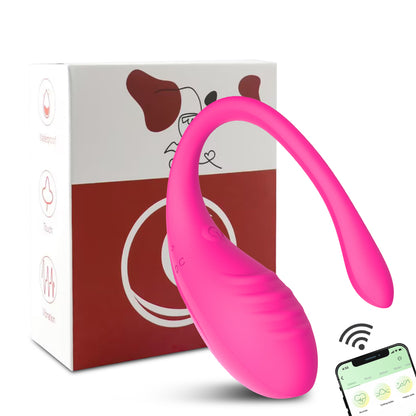 Bikinisexzy pink APP controlled vaginal vibrator with packaging