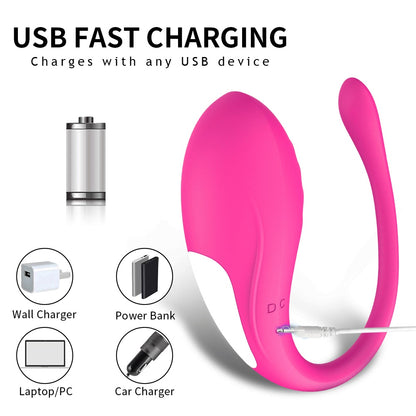 Bikinisexzy USB fast charging vibrating egg device