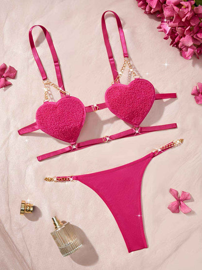Heart Chain Lingerie Set | Elevate Your Confidence & Intimacy with Bikinisexzy