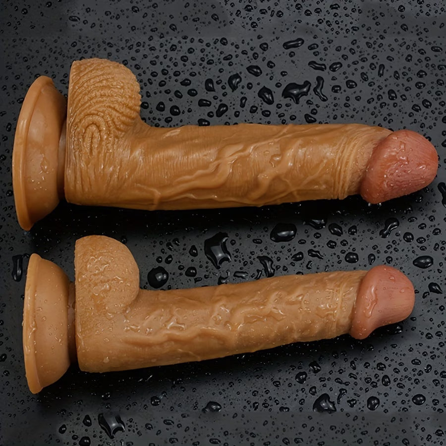 BikiniSexzy Realistic TPE Suction Cup Adult Massager | Soft Skin Feel & Premium Design