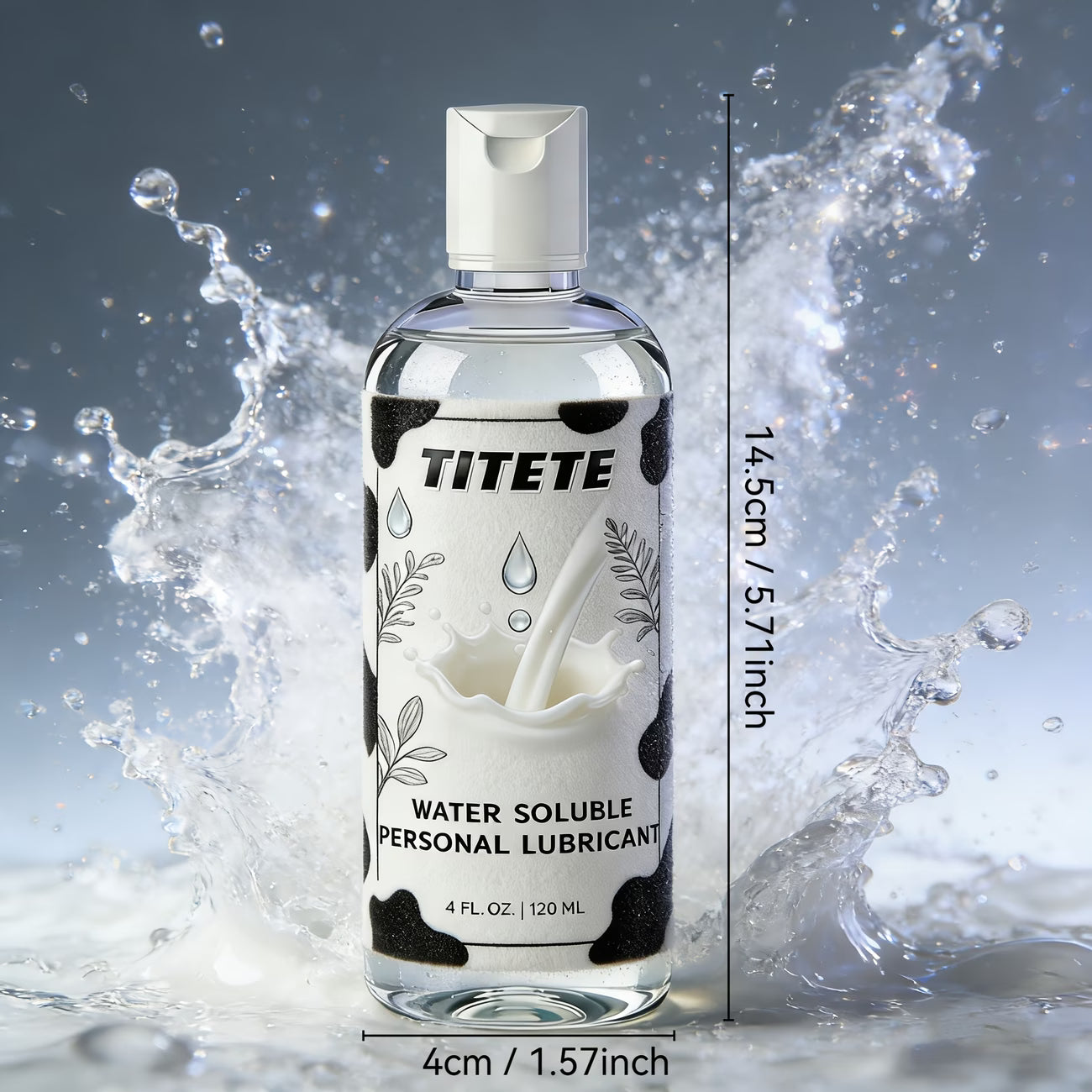 Water-based lubricant compatible with intimate accessories and toys