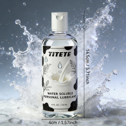 Water-based lubricant compatible with intimate accessories and toys