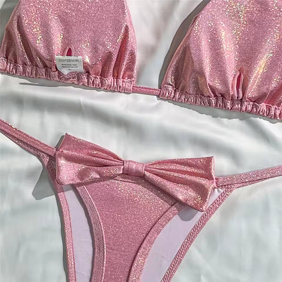Sexy Paisley Pattern Bikini & Matching Sarong Set | Boho Beachwear | BIKINISEXZY