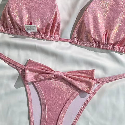 Sexy Paisley Pattern Bikini & Matching Sarong Set | Boho Beachwear | BIKINISEXZY
