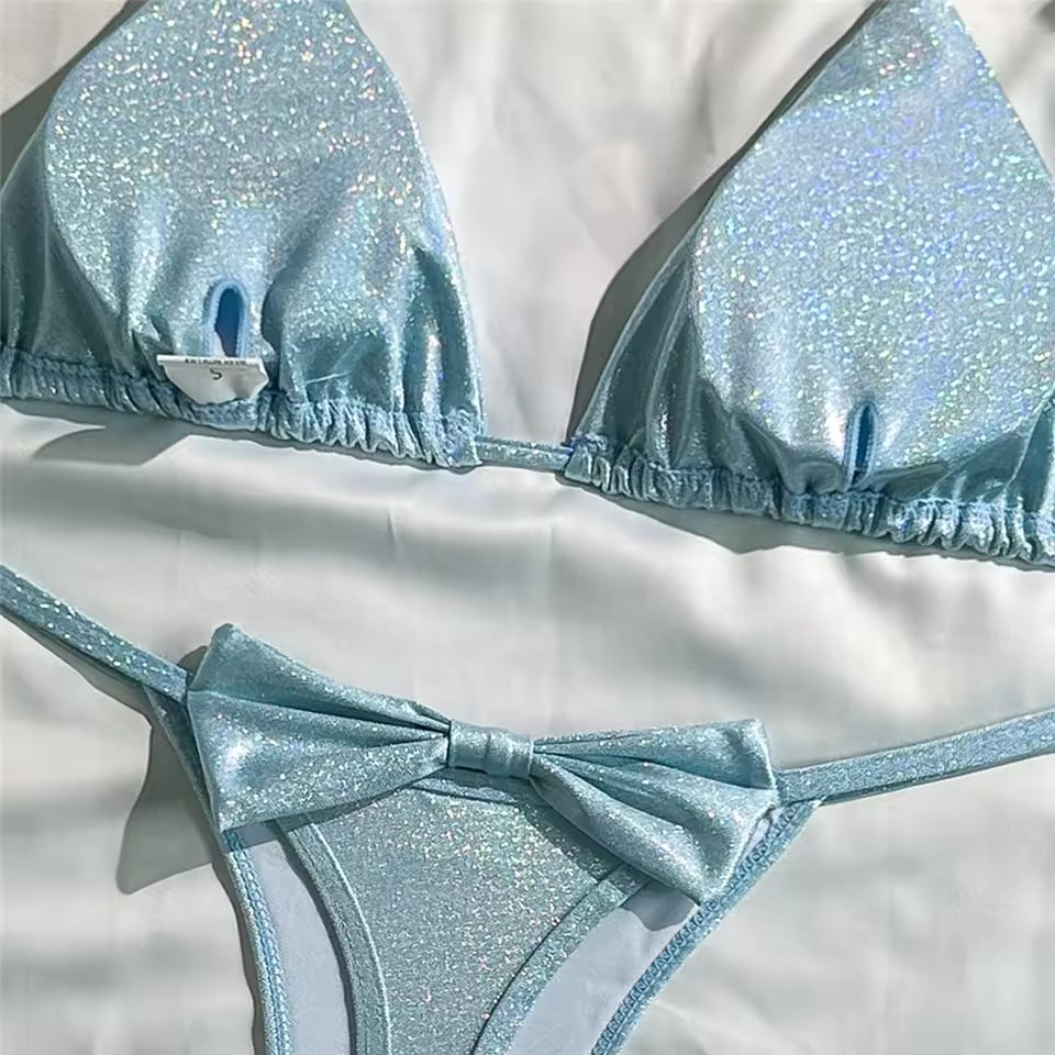 Sexy Paisley Pattern Bikini & Matching Sarong Set | Boho Beachwear | BIKINISEXZY