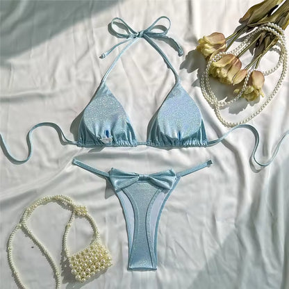 Sexy Paisley Pattern Bikini & Matching Sarong Set | Boho Beachwear | BIKINISEXZY
