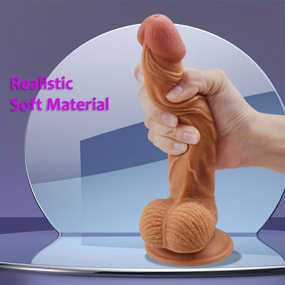 BikiniSexzy Realistic TPE Suction Cup Adult Massager | Soft Skin Feel & Premium Design