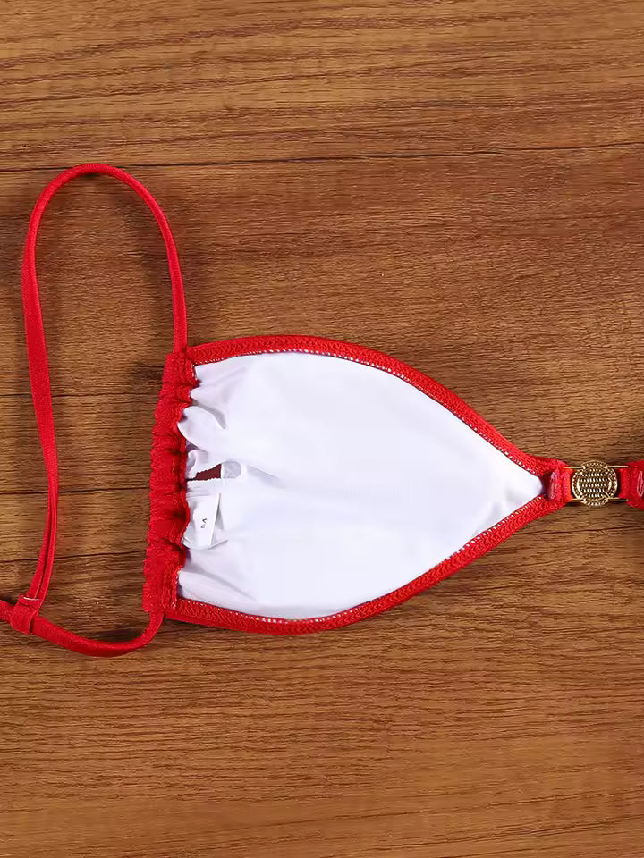 Trendy micro thong bikini set for summer, sold by Bikinisexzy.