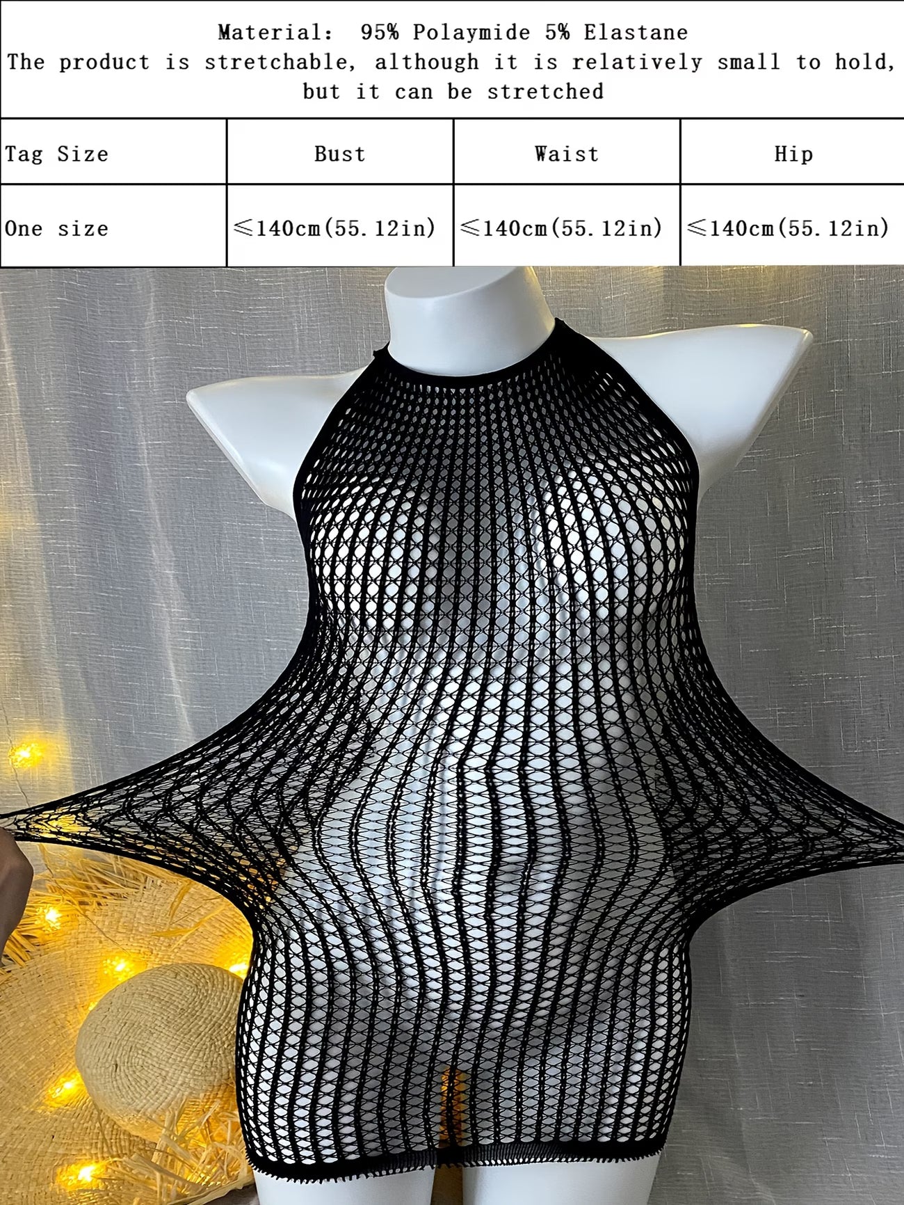 Stylish solid beach cover-up side profile from BIKINISEXZY