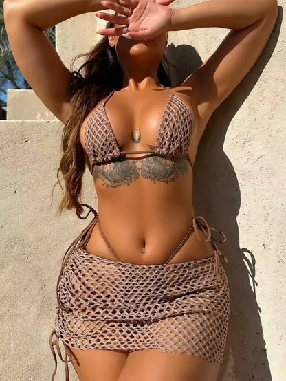 BIKINISEXZY sexy floral two-piece bikini set front view