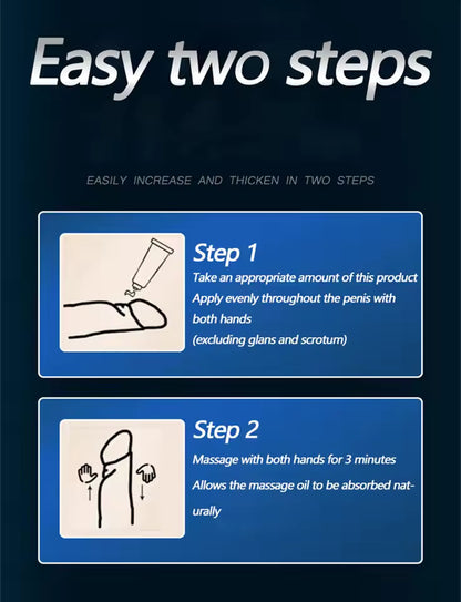Simple two-step application guide for JJLBRO gel - BIKINISEXZY.COM