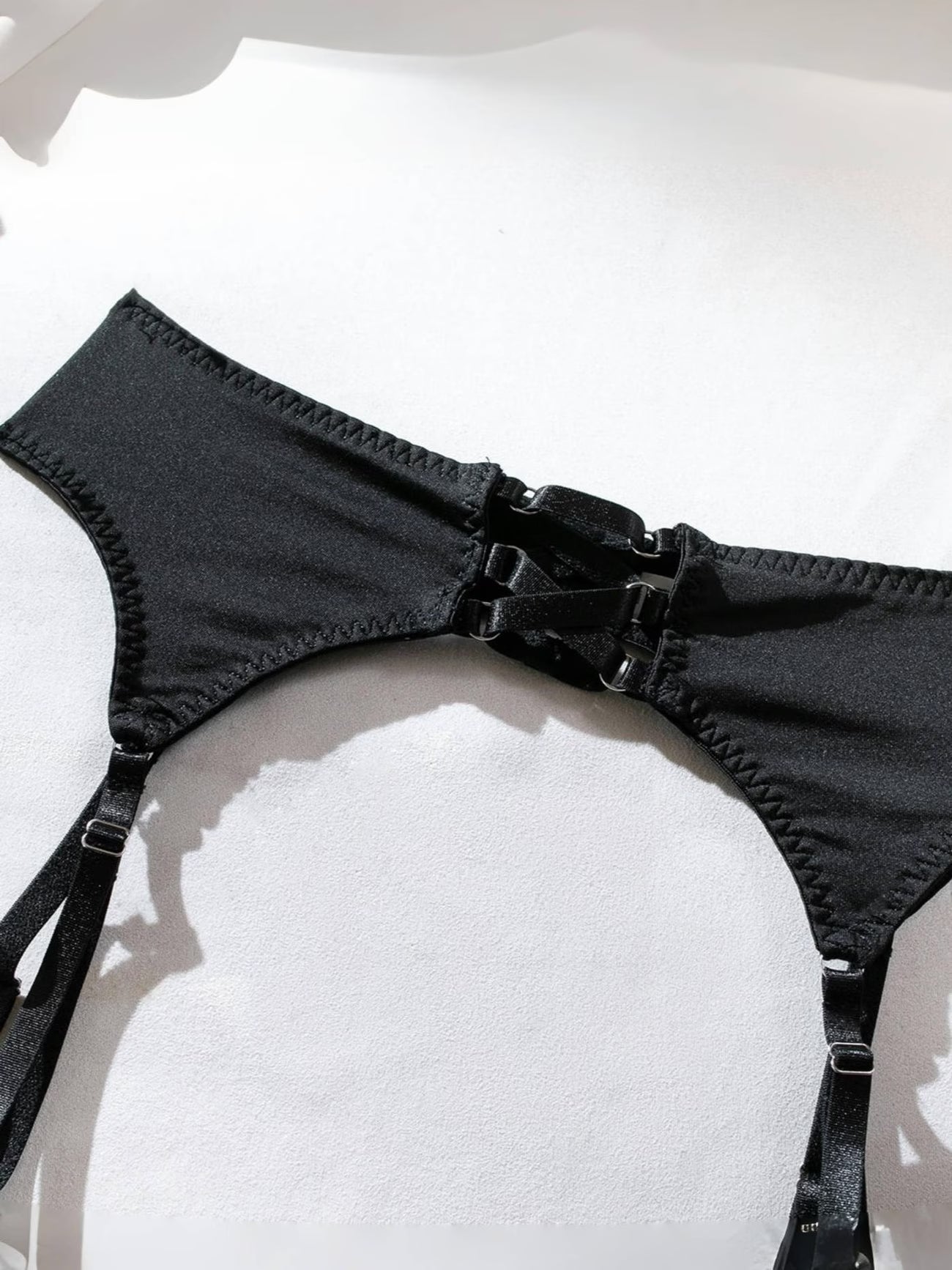 High-quality garter belt detail for luxury lingerie set at Bikinisexzy.com