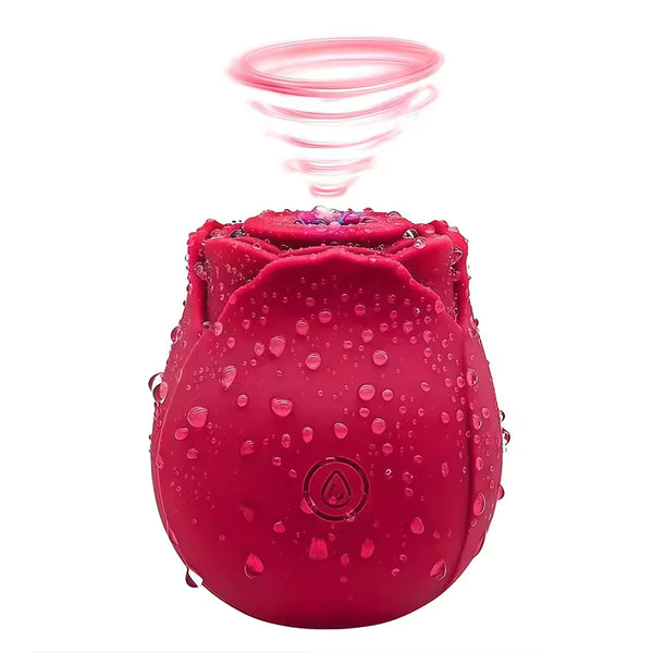 Rose vaginal nipple clitoral sucking vibrator for intimate pleasure available at Bikinisexzy.com
