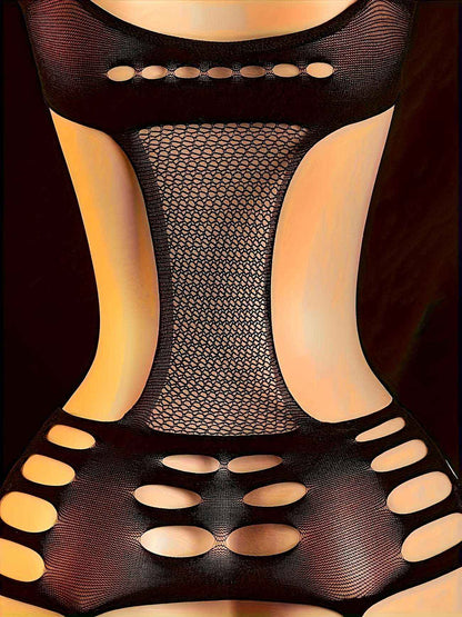 Sexy Lace Bodysuit Halter Neck | Open Crotch Lingerie for Women | Bikinisexzy